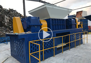 Radiator shredding and separating line are testing run in TONGLI SHREDDER