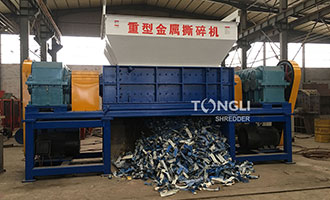 Car Shredding for Recycle|TL61 Series Large Double Shaft Shredder