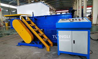 What machine is used for wood processing and recycling?