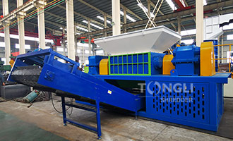 Metal shredders processed raw materials and finished materials uses