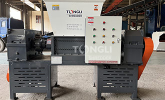 Double shaft shredder TL2180 ship to delhi port, India