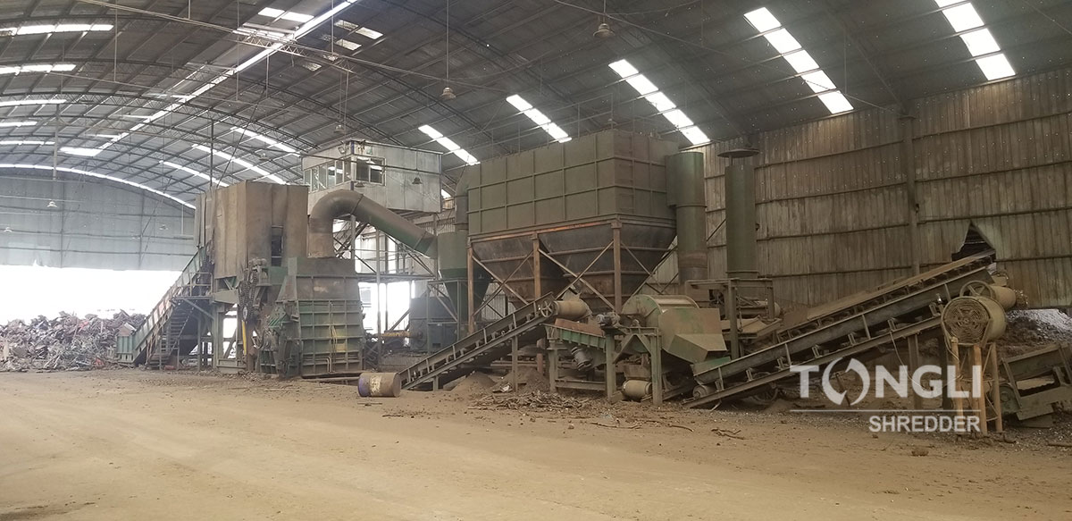 PGX1200 large scrap metal recycling plant