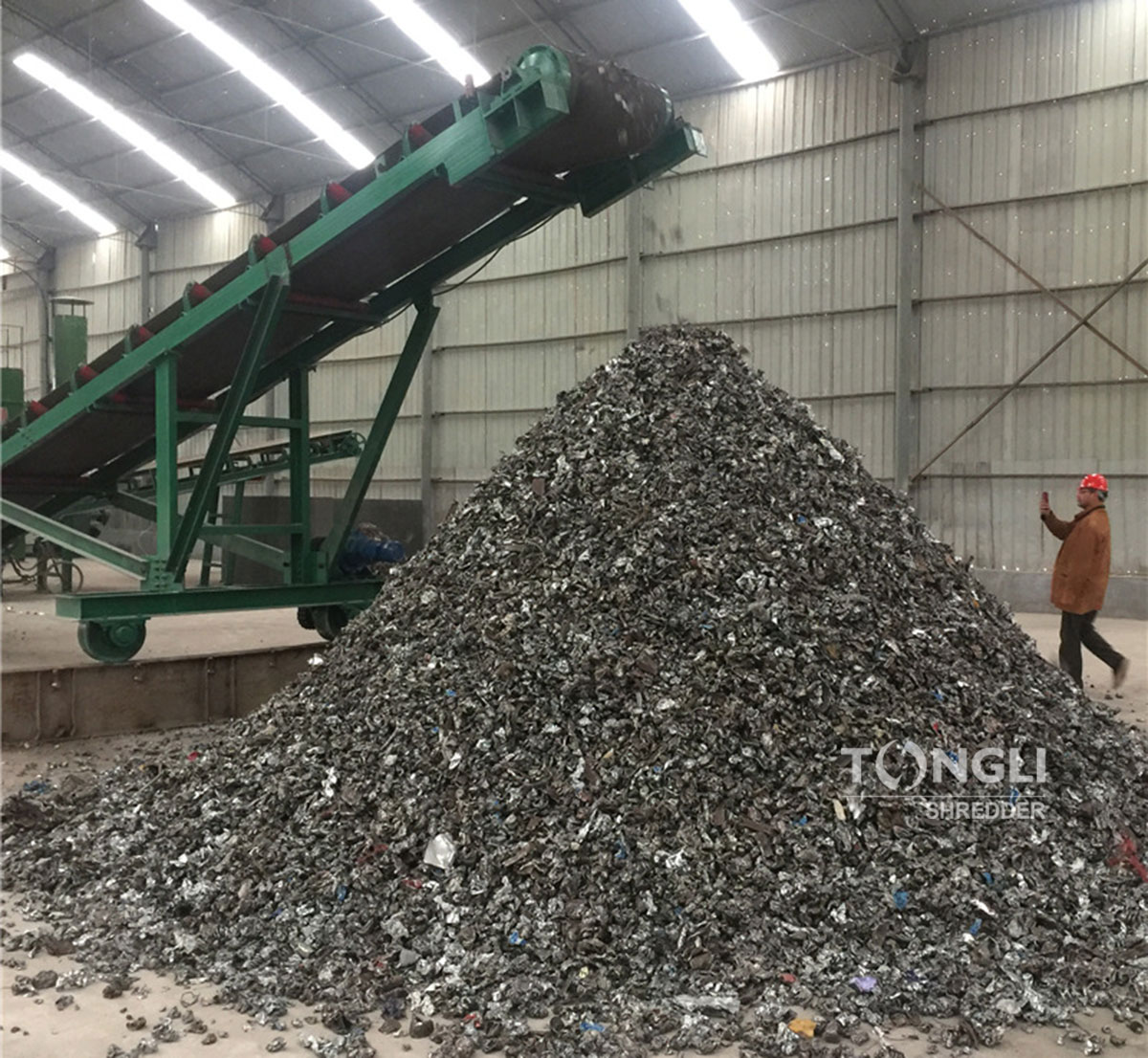 PGX1200 large scrap metal recycling plant