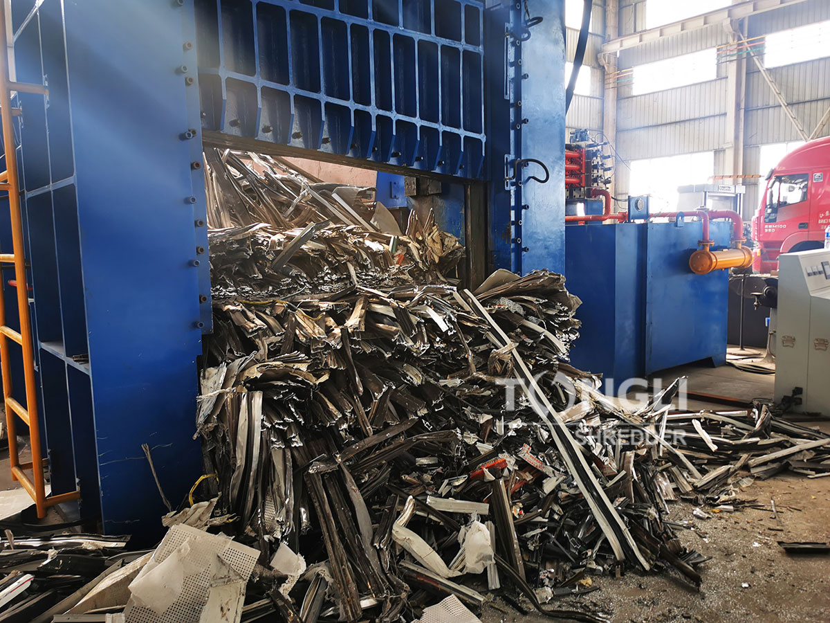 scrap metal steel shear