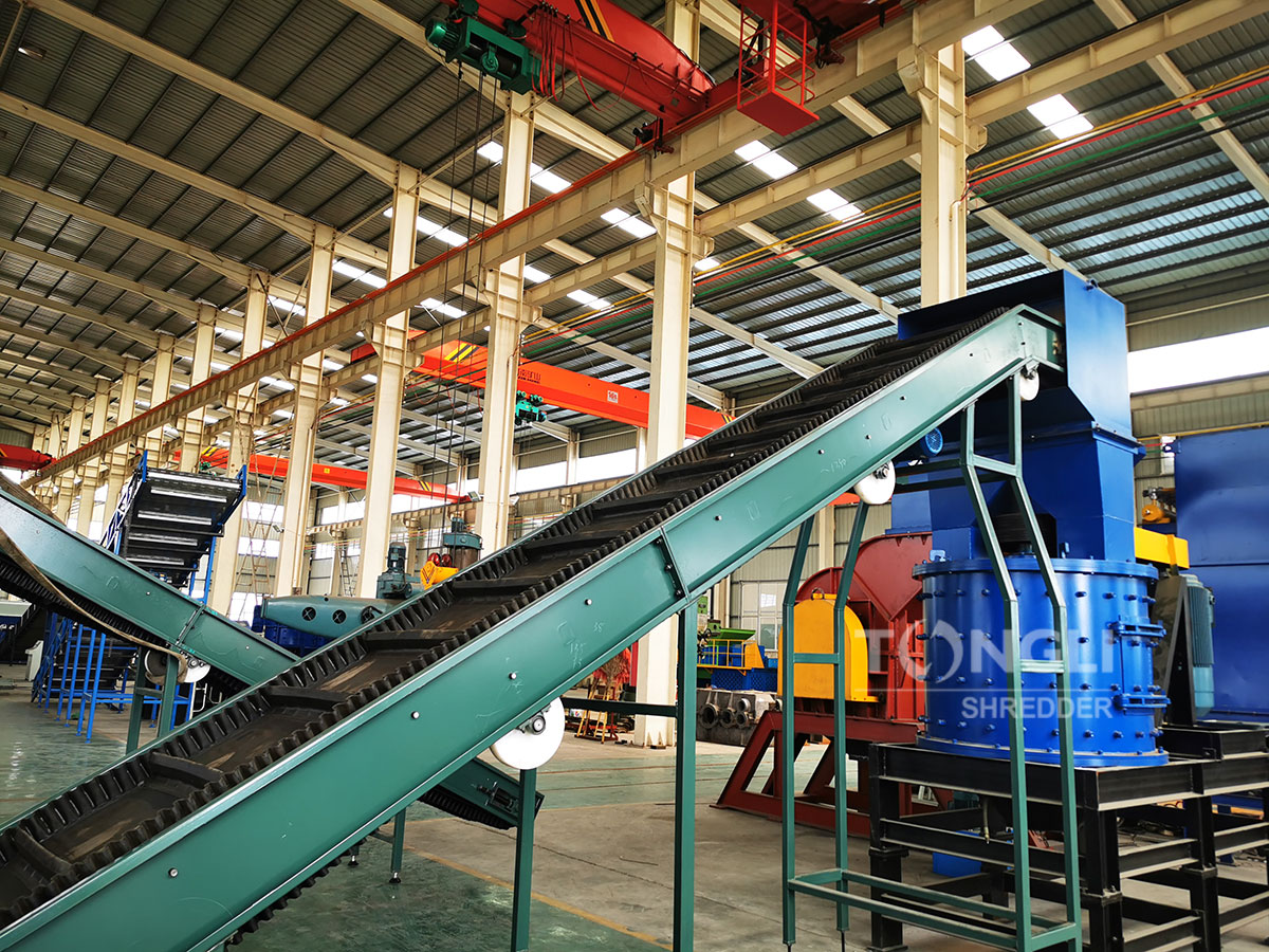 small vertical crushing production line