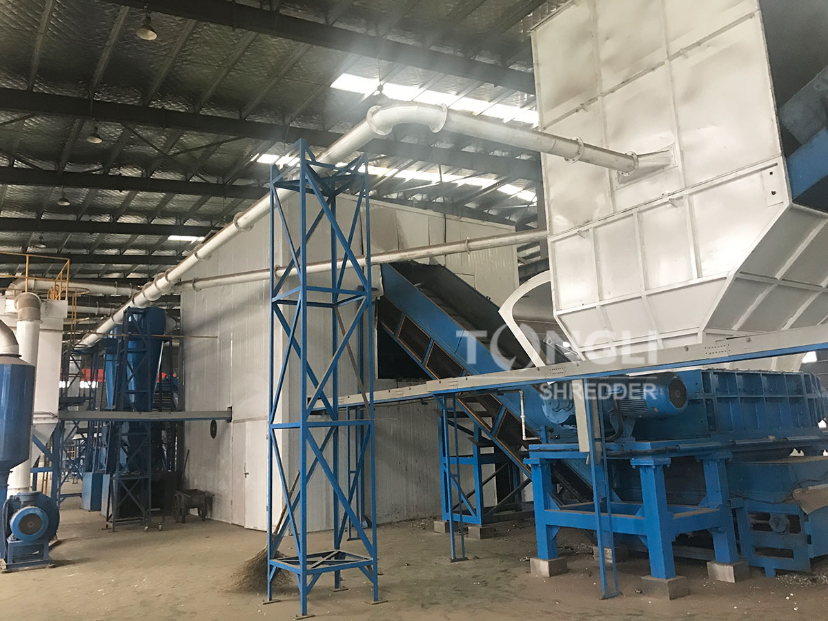 metal crushing production line