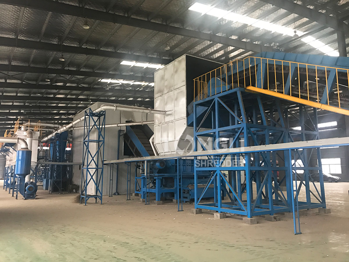 metal crushing production line