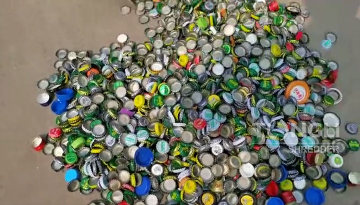 waste bottle caps