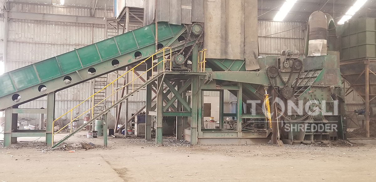 scrap steel crushing