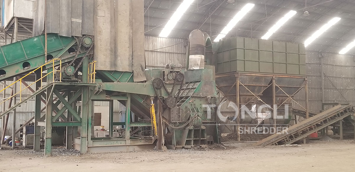 scrap steel crushing