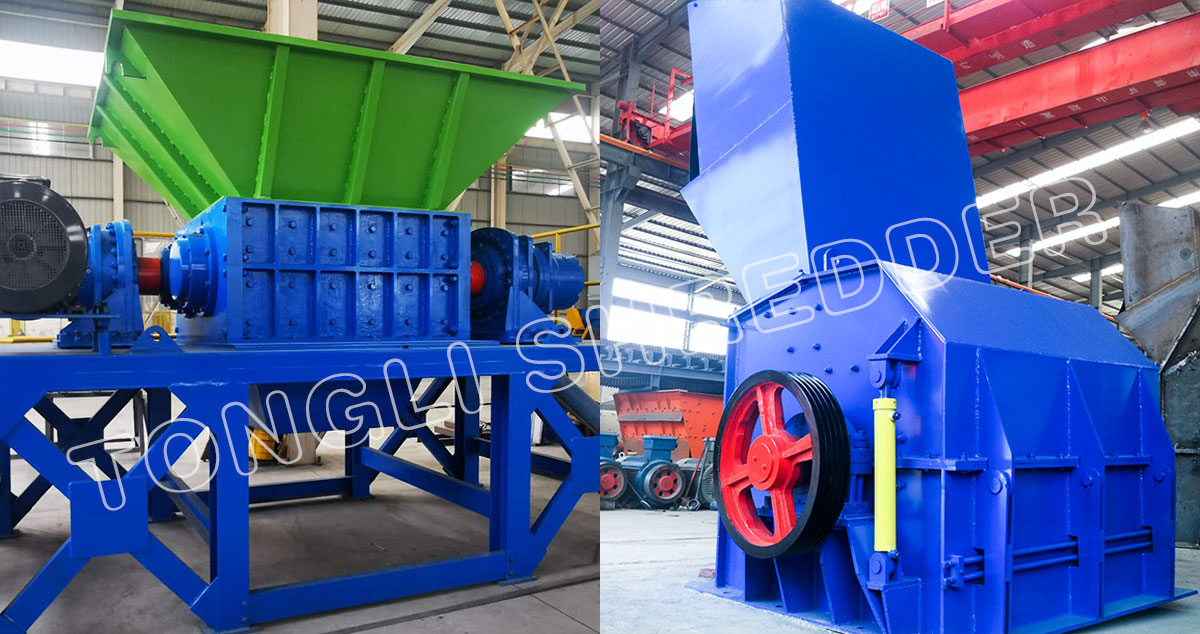 metal shredder and metal crusher