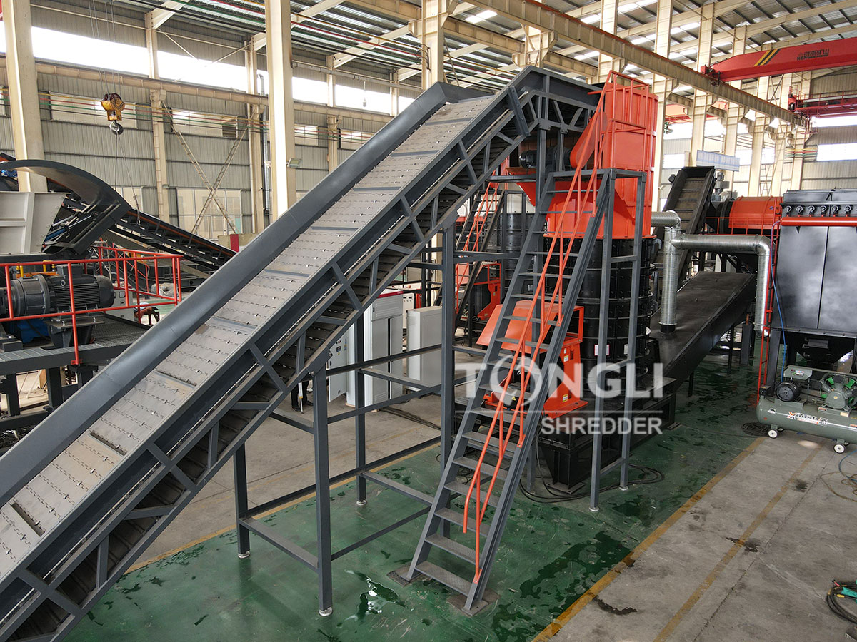 scrap aluminum profiles recycling plant