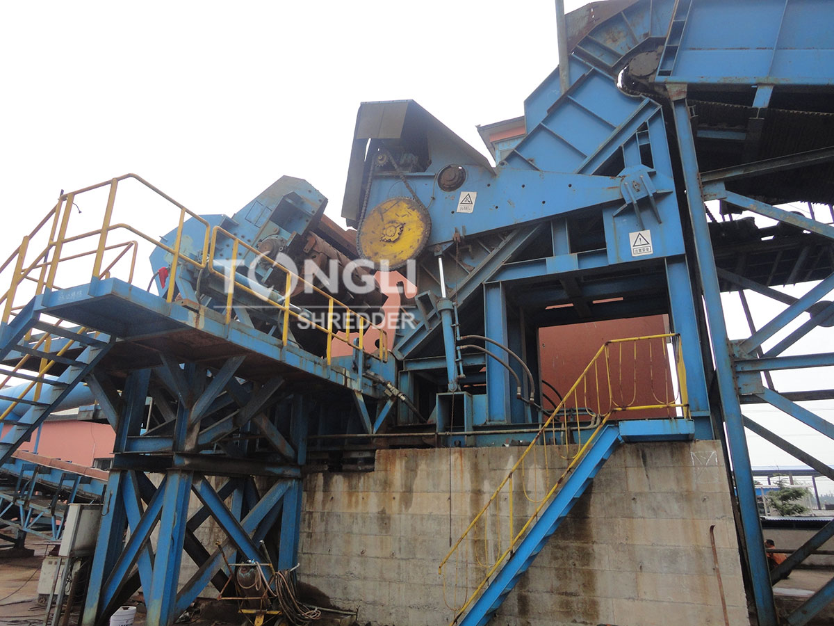 large metal crushing production line