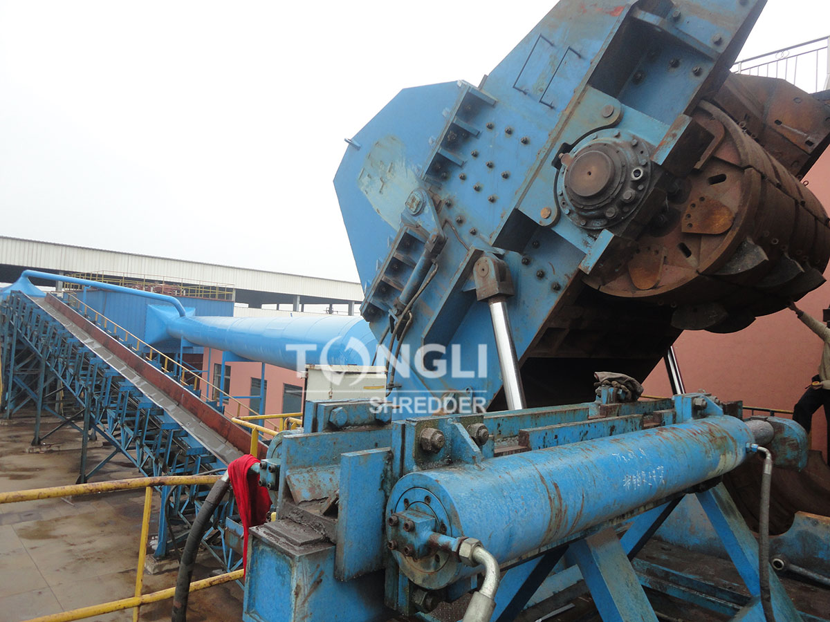 large metal crushing production line