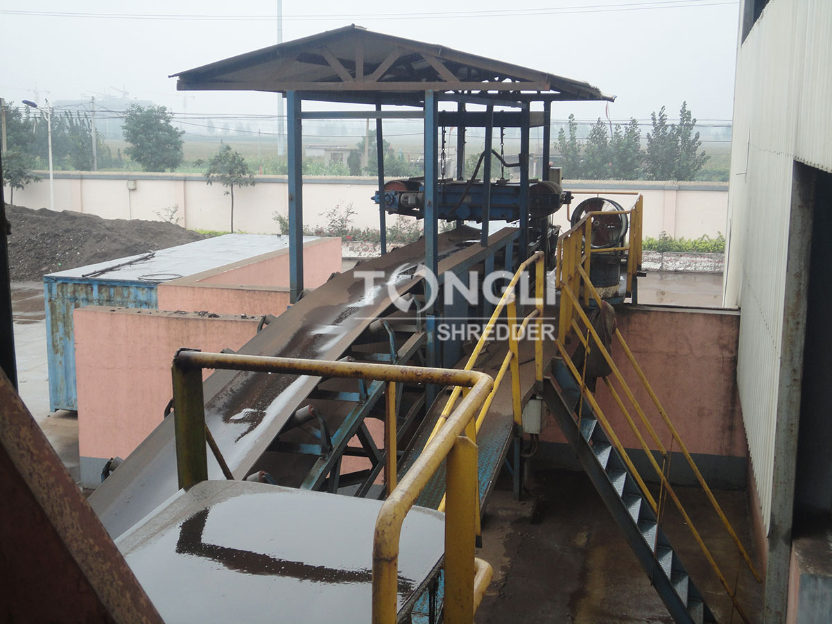 large metal crushing production line