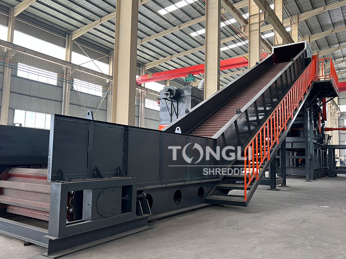 large scrap aluminum crushing production line